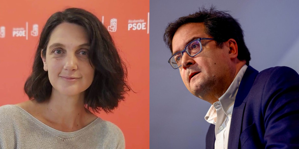 Pilar Sánchez Acera y Óscar López.