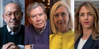 Nicol&aacute;s Redondo, Jos&eacute; Luis Corcuera, Rosa D&iacute;ez y Cayetana &Aacute;lvarez del Toledo.