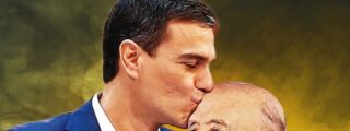 Sánchez (PSOE) y el general Franco