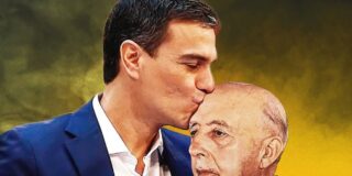 Sánchez (PSOE) y el general Franco