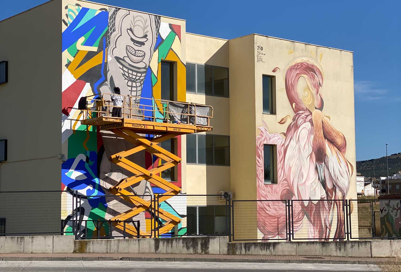 &lsquo;Amistad&rsquo;, arte urbano baenense en la &eacute;lite mundial