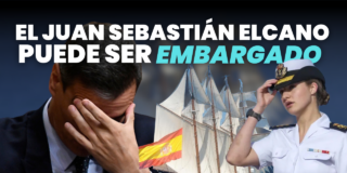 El Juan Sebastian Elcano puede ser embargado