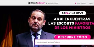 Una web de escorts aprovecha el tirón de Ábalos con Jésica: "Tenemos las favoritas de los ministros"