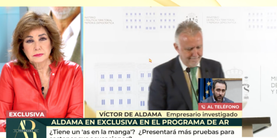 Aldama se descojona ante Ana Rosa de los argumentos de V&iacute;ctor Torres para desmentirle: &ldquo;Se teletransporta y tiene el don de la omnipresencia&rdquo;