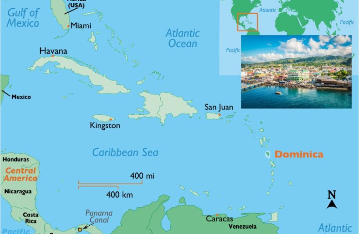 Dominica, en el Caribe