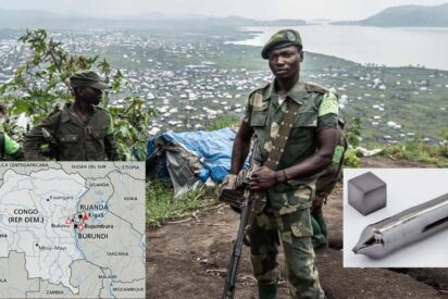 El tántalo y la tercera guerra congolesa, en los Grandes Lagos.