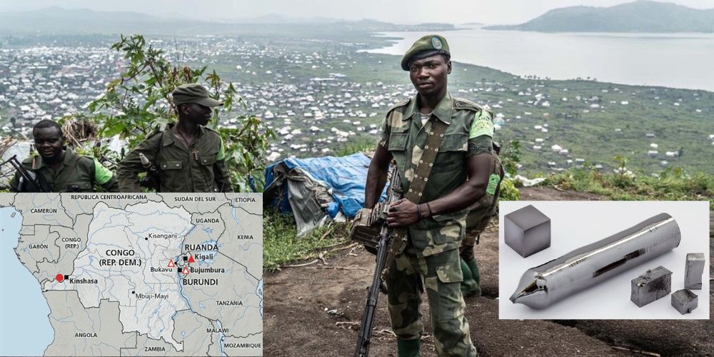 El t&aacute;ntalo y la tercera guerra congolesa, en los Grandes Lagos.