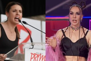 Irene Montero e In&eacute;s Hernand.