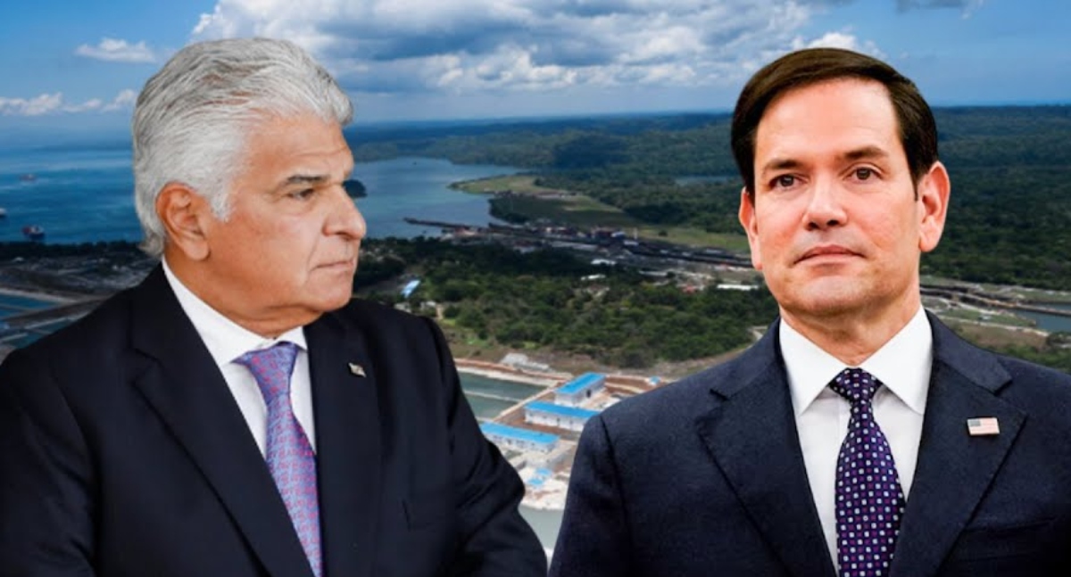José Raúl Mulino (PANAMÁ) y Marco Rubio (EEUU)