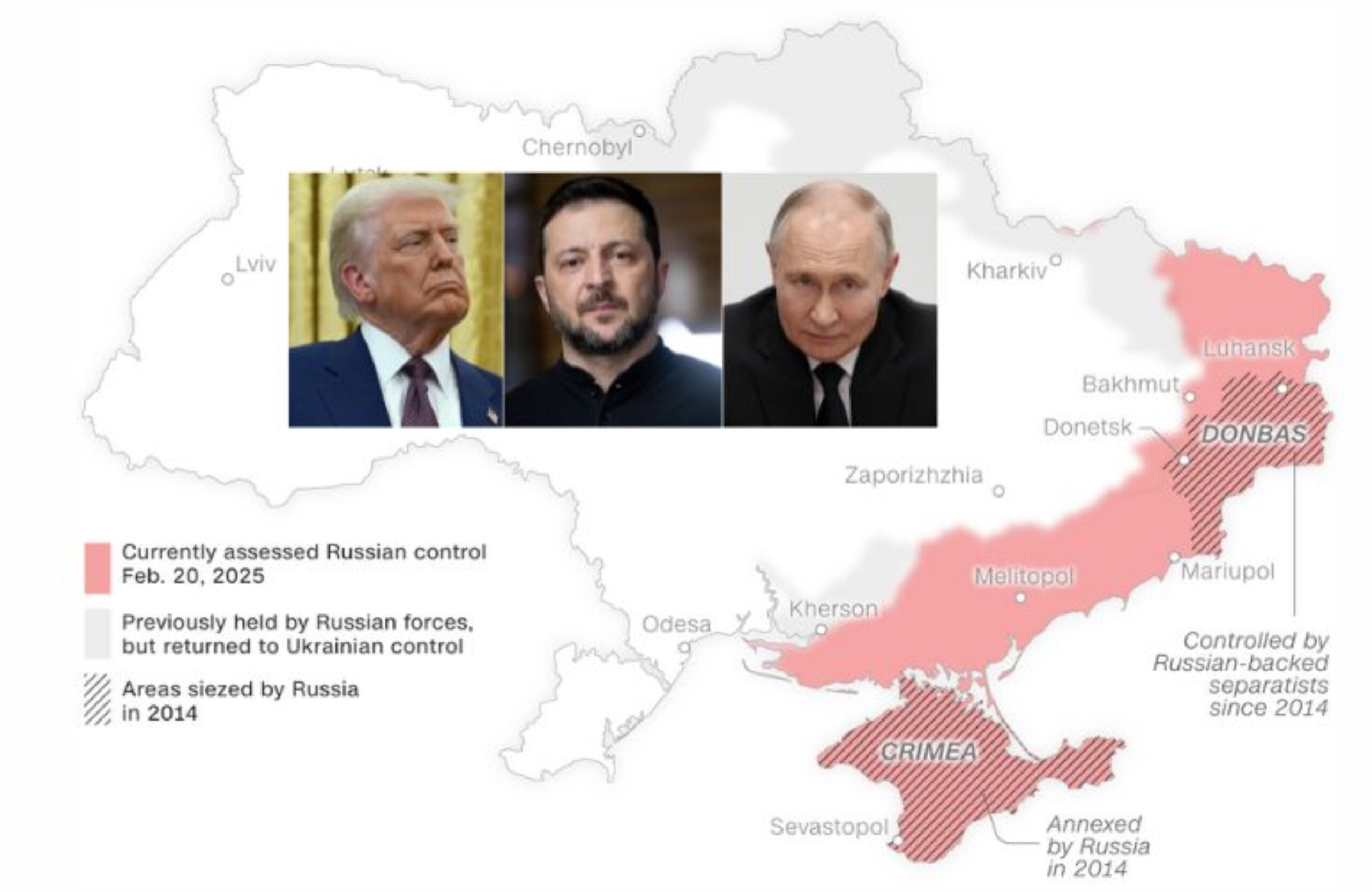 Una semana vertiginosa de diplomacia en busca de la paz deja a Ucrania en el punto de partida: la guerra