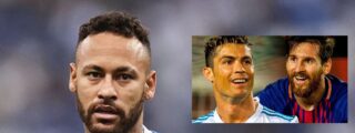 Neymar, Cristiano Ronaldo y Leo Messi