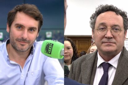 Rafa Latorre y Álvaro García Ortiz.