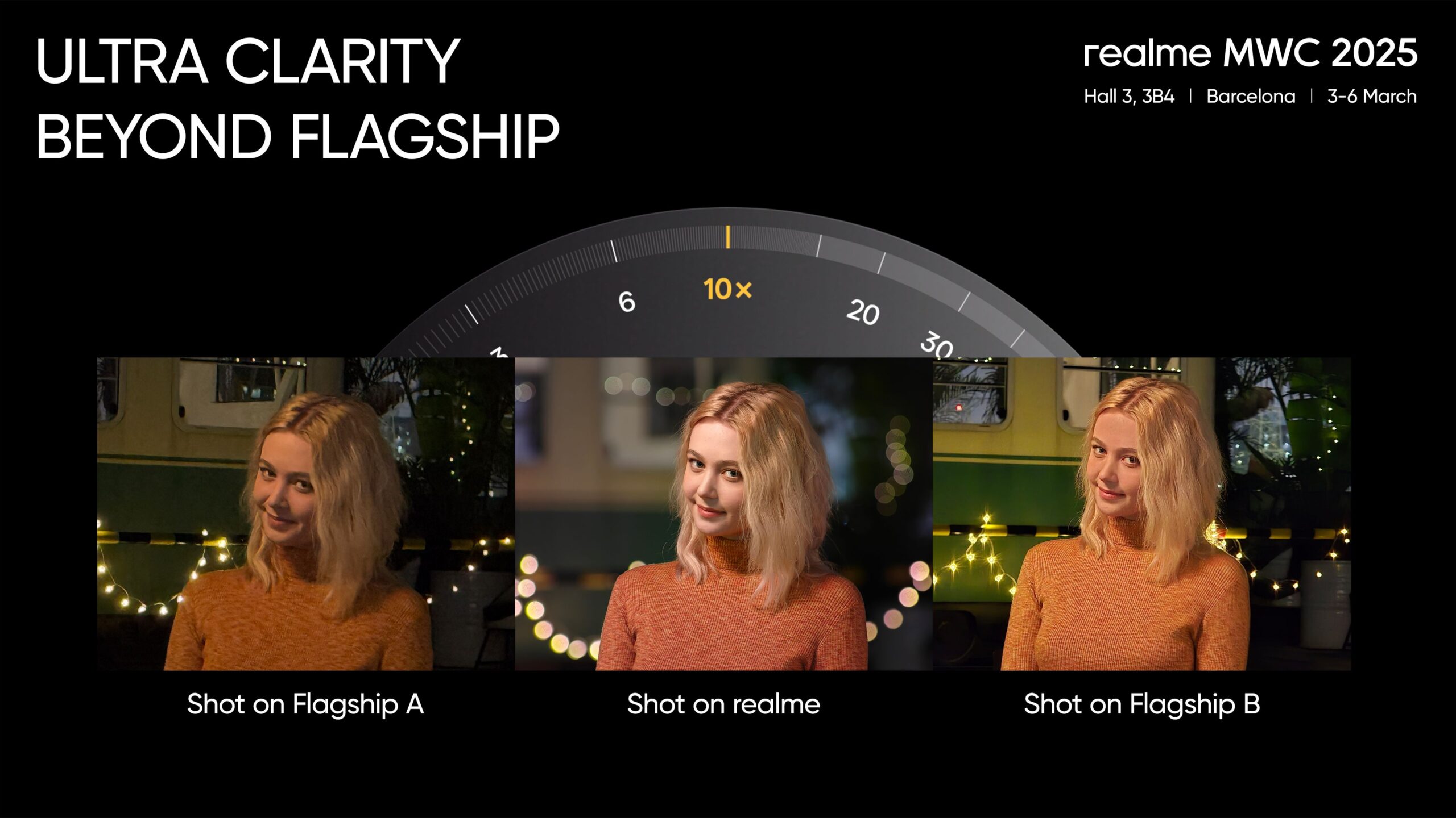 realme presentará en el MWC 2025 un teléfono con cámara con sensor ultra grande