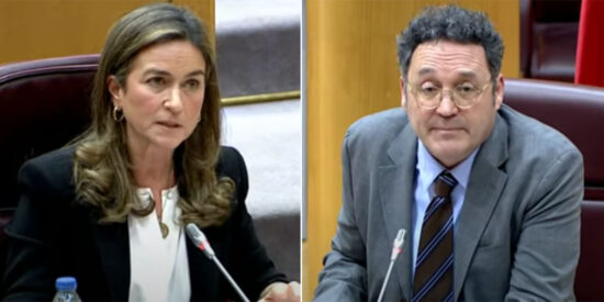 Una senadora del PP arrastra al fiscal general en su cara: "¡Indecencia!"