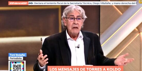 Esperpento de Toni Bola&ntilde;o en el plat&oacute; de Susanna Griso justificando lo &uacute;ltimo de Bego&ntilde;a G&oacute;mez