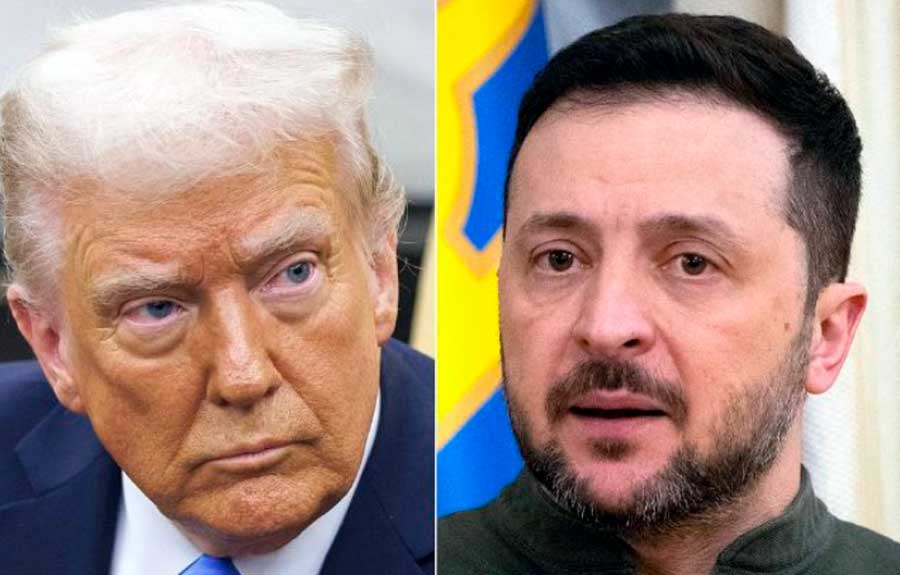 Donald Trump y Volod&iacute;mir Zelenski.