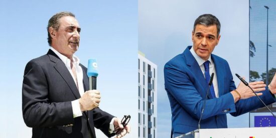 Carlos Herrera y Pedro Sánchez.