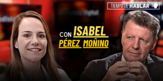 Isabel P&eacute;rez Mo&ntilde;ino (VOX) con Alfonso Rojo: "S&aacute;nchez tiene que acabar en el banquillo"