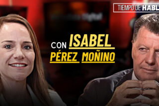 Isabel P&eacute;rez Mo&ntilde;ino (VOX) con Alfonso Rojo: "S&aacute;nchez tiene que acabar en el banquillo"