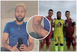 Jerce Reyes Barrios y su tatuaje