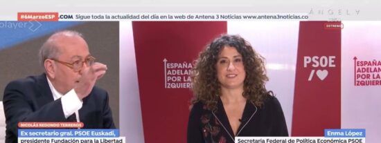 Nicol&aacute;s Redondo apabulla a una vocera de Pedro S&aacute;nchez desmontando las trampas del pacto con Puigdemont