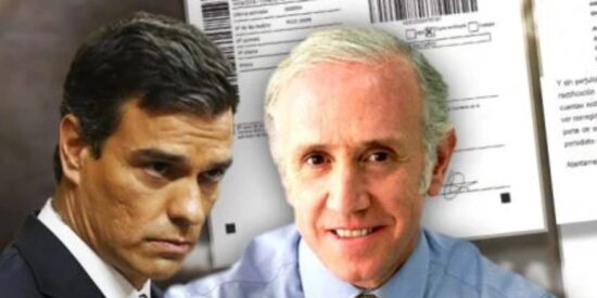 Pedro S&aacute;nchez (PSOE) y el periodista Eduardo Inda (OKDiario)