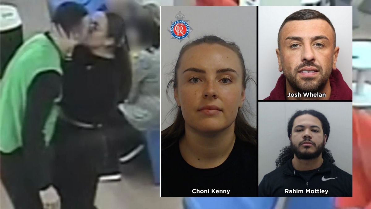 Choni Kenny besa al preso Josh Whelan