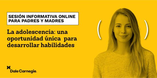 Dale Carnegie celebra su sesión informativa online 'La adolescencia como oportunidad' para padres y madres