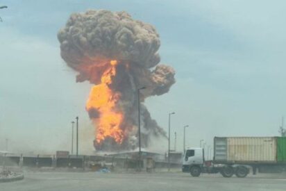 Masiva explosión en un estratégico puerto petrolero de Irán 