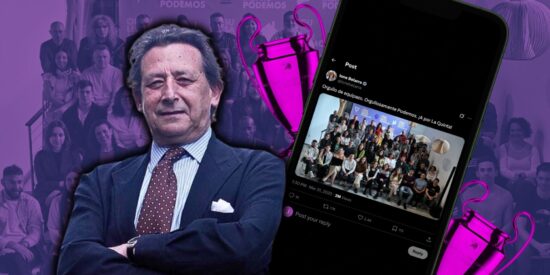 Alfonso Ussía se chotea del 'equipazo' de Podemos: "A por la quinta no pueden ir porque no han ganado ninguna"