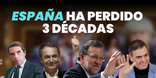 España ha perdido tres décadas