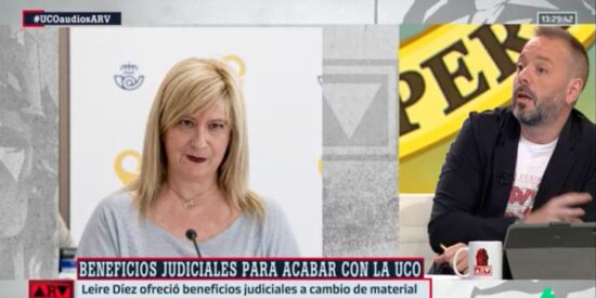 Leire D&iacute;ez y Antonio Maestre.