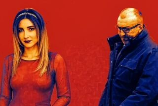 Claudia Montes, Miss Asturias, y Koldo (PSOE).