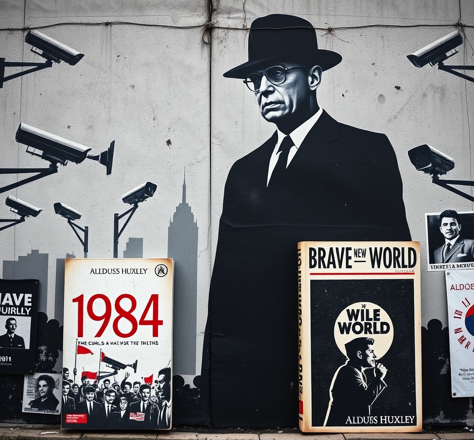 El Gran Hermano y '1984' y 'Un Mundo feliz'
