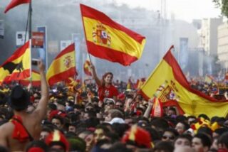 España Patria común y la Bandera rojigualda