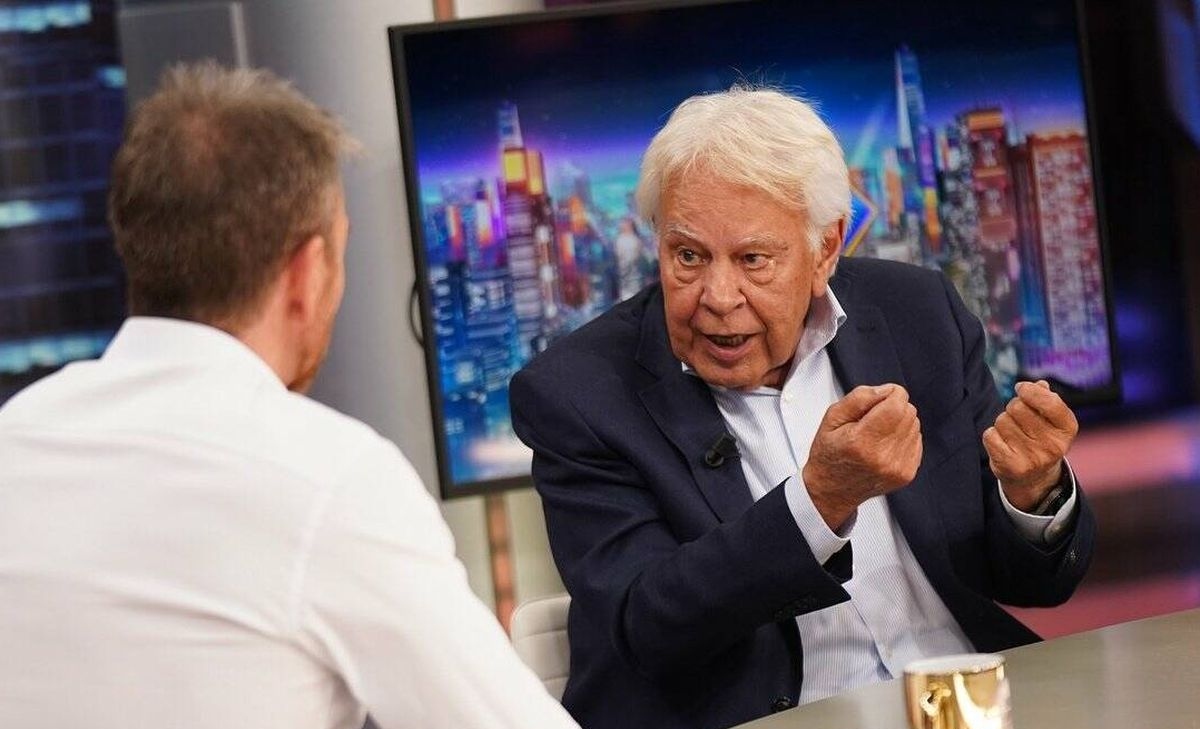 Felipe González con Pablo Motos en 'El Hormiguero'
