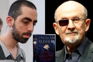 Hadi Matar y Salman Rushdie