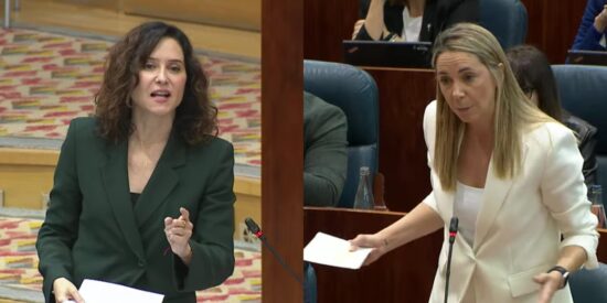 Isabel Díaz Ayuso y Mar Espinar.