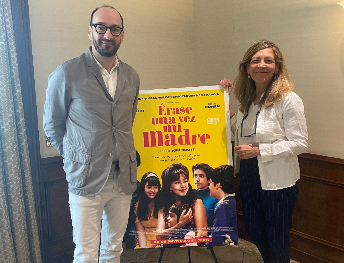 Ken Scott con Gloria Scola