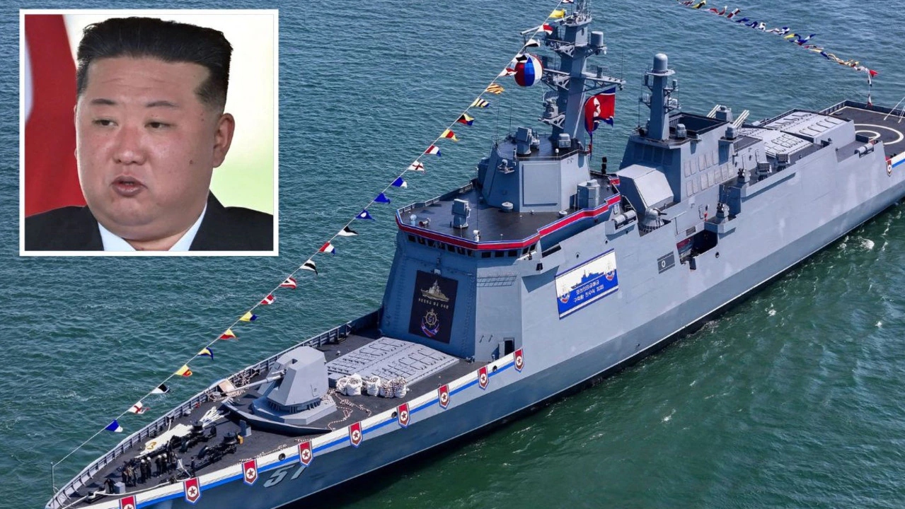 Kim Jong Un y su barco