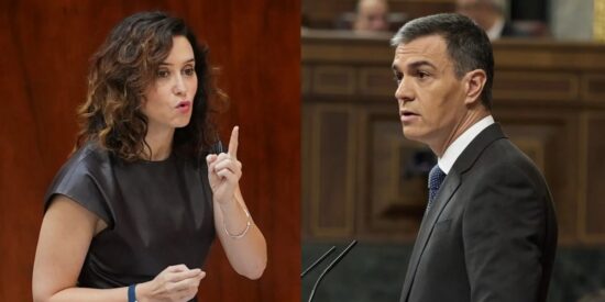 Ayuso clama por energía nuclear y noquea a un Sánchez que no ve la luz después del apagón