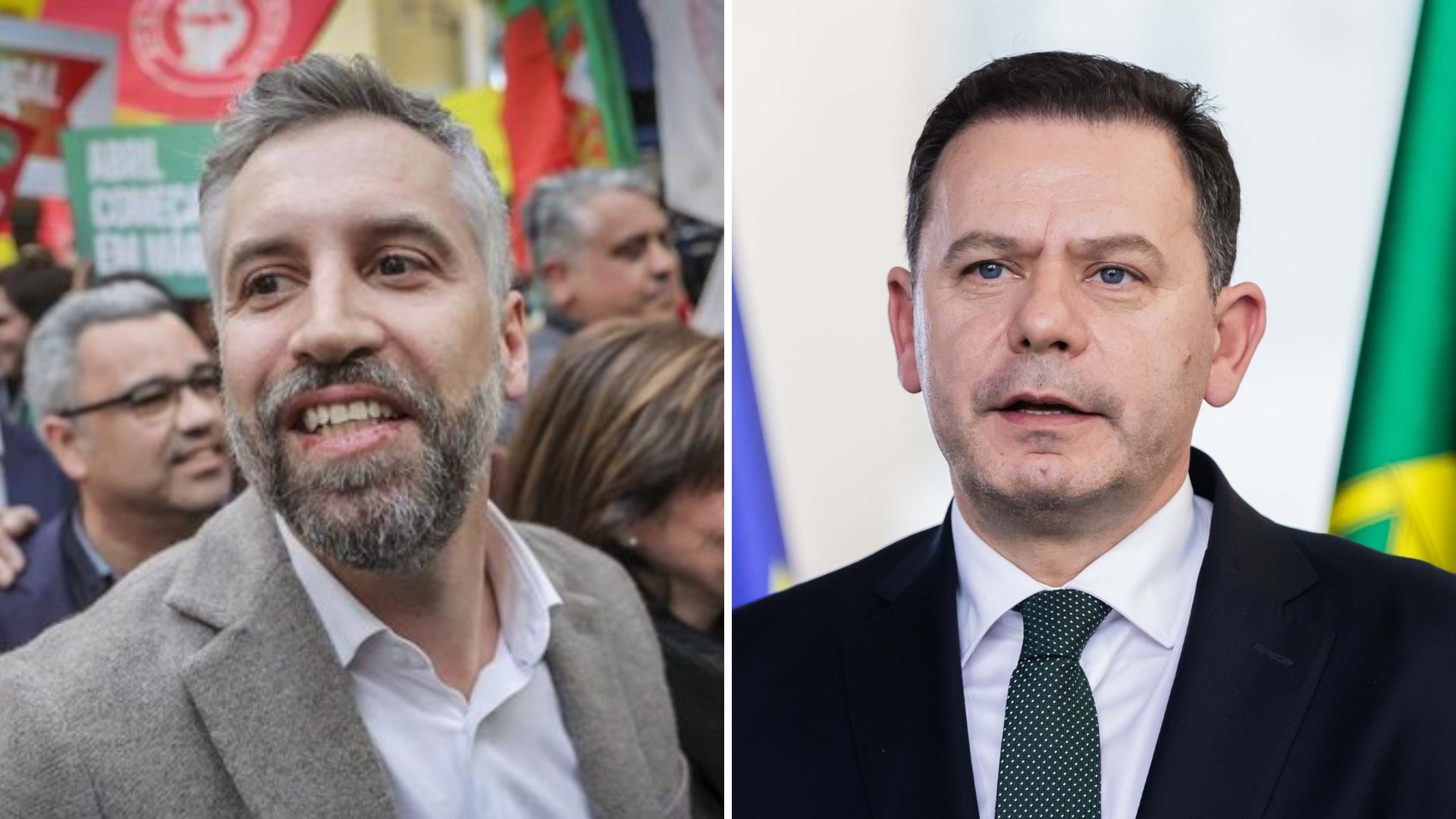 Pedro Nuno Santos y Luis Montenegro