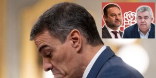 Sánchez, Ábalos y Cerdán (PSOE) (1)