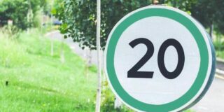 Señal de recomendación de velocidad.