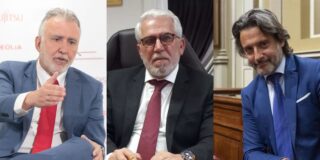El ministro Víctor Torres, el narco Mohamed Jamil Derbah y el socialista Gustavo Matos.