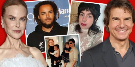 Tom Cruise y Nicole Kidman y sus hijos, de pequeños y ahora
