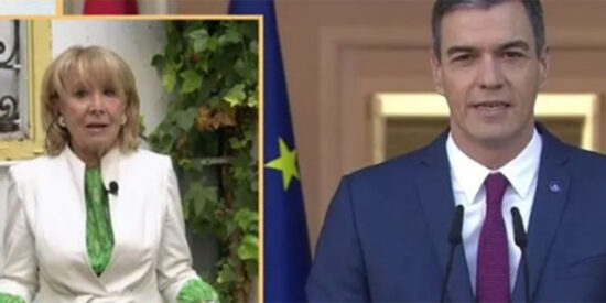 Esperanza Aguirre pide salir a la calle contra Pedro Sánchez: "Es un aspirante a dictador que quiere la desaparición de España..."