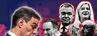 S&aacute;nchez, &Aacute;balos, Cerd&aacute;n, Leire y Koldo (PSOE)