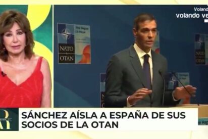 Ana Rosa Quintana y Pedro Sánchez.