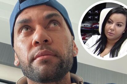 Dani Alves y Dana Dinonah